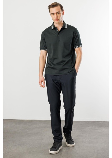 Erkek Polo Yaka Merserize T-Shirt S.n.yeşil fırsatları