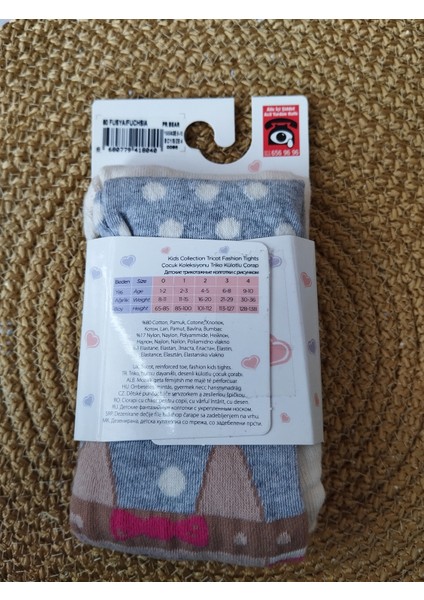 Ayıcık Desenli Kalın Pamuklu Külotlu Çorap modelleri