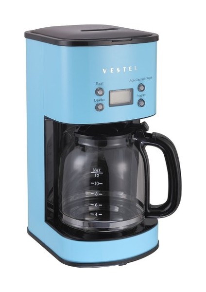 Retro Filtre Kahve Makinesi Düş Mavisi