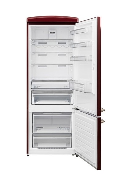 Retro NFK52211 Bordo 471 Lt No-Frost Buzdolabı modelleri