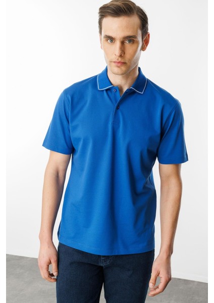 Erkek Polo Yaka Merserize T-Shirt A.saks fırsatları