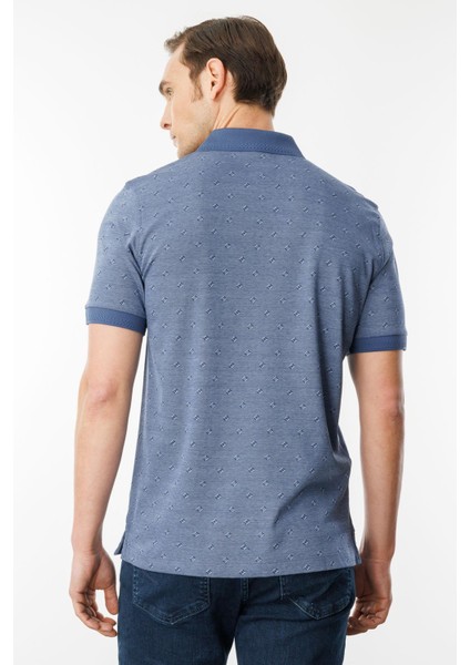 Erkek Fermuarlı T-Shirt Lacivert