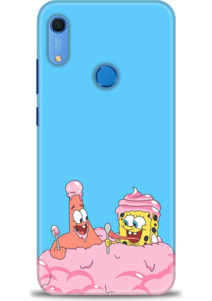 Huawei Y6S Kılıf Hd Baskılı - Spongebob