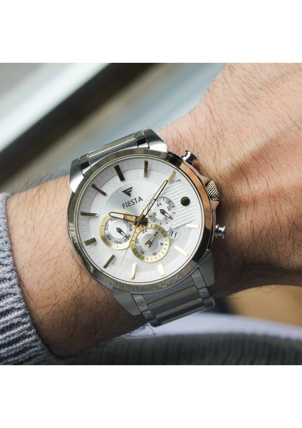 FS600746 Çelik Kordonlu Erkek Kol Saati modelleri