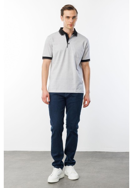 Erkek Merserize T-Shirt Siyah