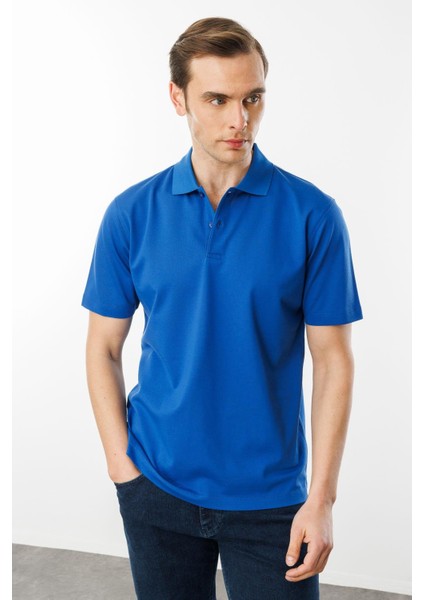 Erkek Polo Yaka Pike Merserize T-Shirt A.parlement fırsatları