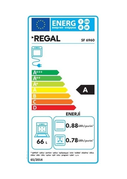 Sf 6960 A Enerji Sınıfı 4 Gözü Gazlı Solo Fırın fiyatları