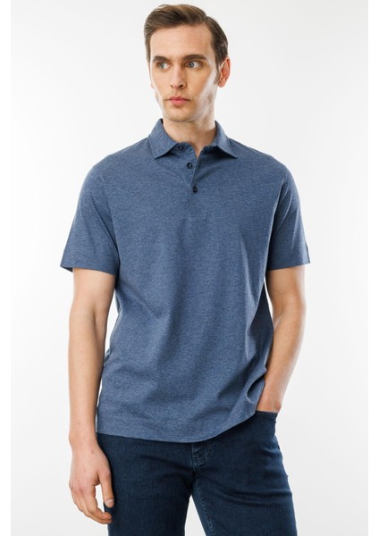 Erkek Polo Yaka Merserize T-Shirt Parlement