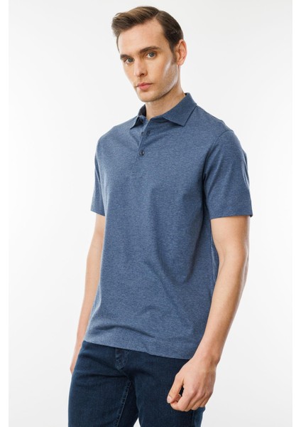 Erkek Polo Yaka Merserize T-Shirt Parlement