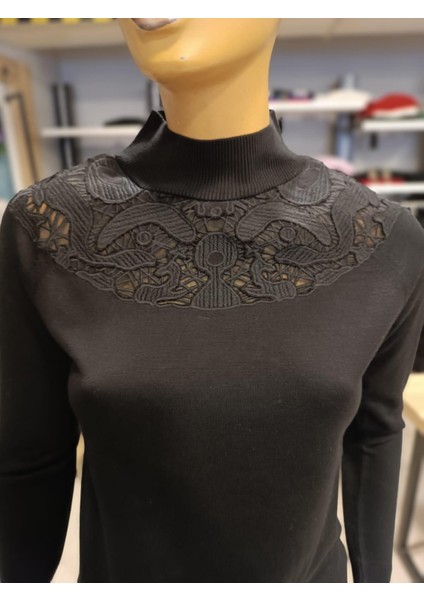 Vedı Dantel Yarım Balıkcı Kazak fırsatları