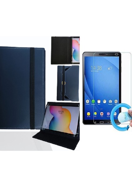 C5 Mobile Noa Tab 10.1" Tablet Uyumlu Standlı Tablet Kılıfı + Nano Ekran Koruyucu
