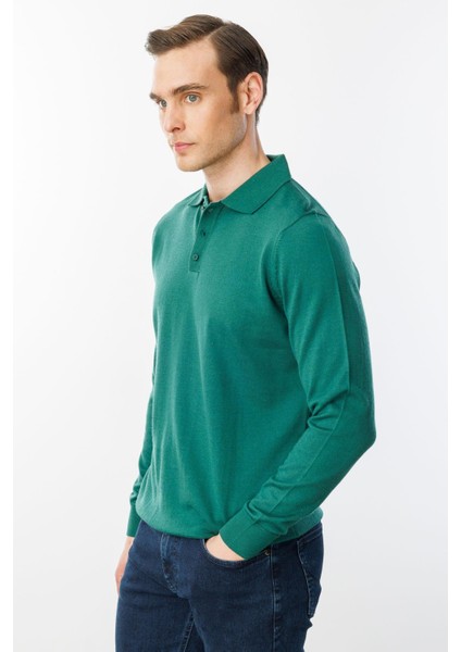 Erkek Basic Polo Yaka Ince Triko Kazak Ö.başı fırsatları