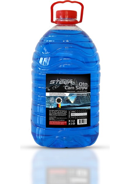 Oto Cam Suyu -40 Derece Antifriz Içerikli 5 Lt