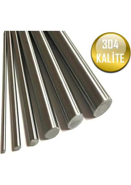 Paslanmaz Çelik Çubuk Dolu (Mil) 304 Kalite