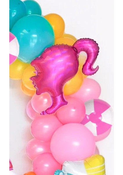 Pembe Kız Kafası Şekilli Folyo Balon 64 cm fiyatları