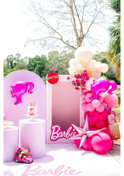 Pembe Kız Kafası Şekilli Folyo Balon 64 cm fırsatları