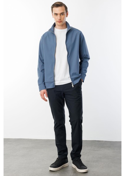 Erkek Hakim Yaka Yan Cepli Mont H.mavi indirimleri