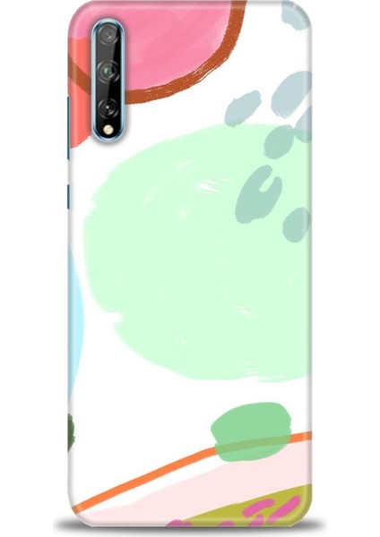Huawei P Smart S Kılıf Hd Baskılı - Benekli