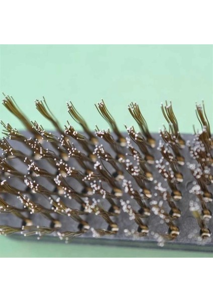 Metal Tel Fırça Plastik Saplı Pas Kir Sökme Temizleme Fırçası (4887)