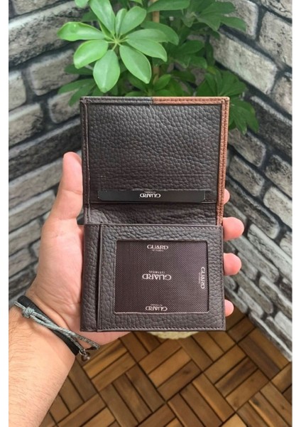 Deri Mat Yeşil/lacivert Erkek Cüzdanı (T1367)