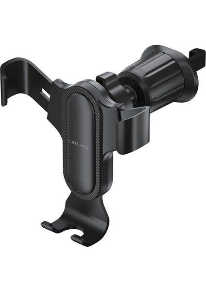 CR181 360 Derece Dönebilen Havalandırma Tasarımlı Araç Telefon Tutucu Siyah