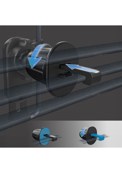 CR181 360 Derece Dönebilen Havalandırma Tasarımlı Araç Telefon Tutucu Siyah fiyatları