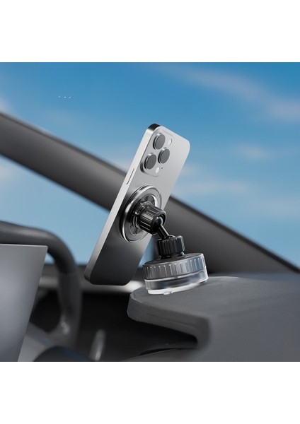 CR192 Vakum Özellikli 360 Derece Dönebilen Magnetik Telefon Tutucu Siyah fiyatları