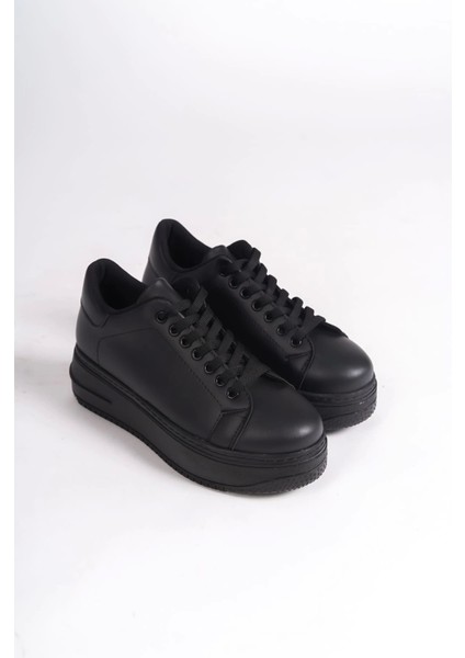 Bıana Bağcıklı Ortopedik Taban Kadın Sneaker Spor Ayakkabı St - Siyah fırsatları