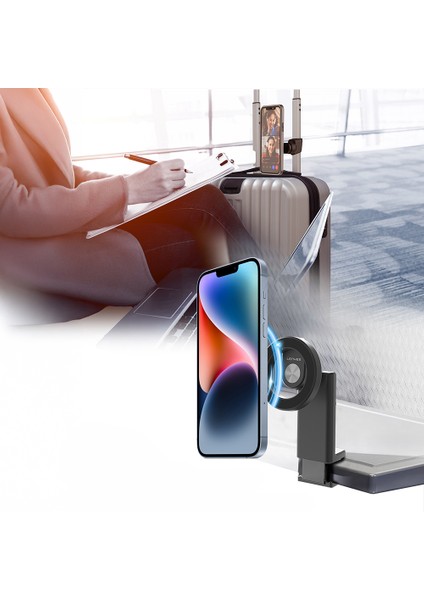CR187 Oynar Başlıklı Magnetik Masa Telefon Tutucu Siyah fırsatları