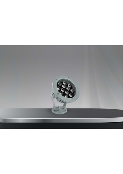 Bahçe LED Armatür Paslanmaz Dekoratif Dış Mekan Aydınlatma Lamba Spot Gösteri Soğuk Beyaz A-1304 12W 220V IP68