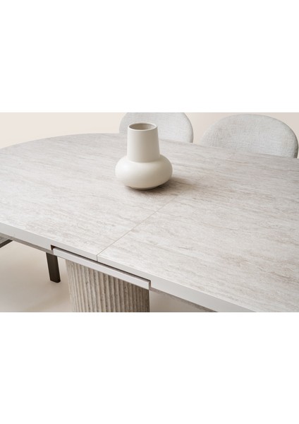 Milano Açılır Mdf Masa+6 Sandalye modelleri