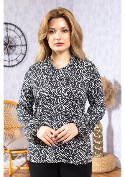 Yeni Model Yüksek Kalite Orta Yaş Anne Penye Bluz 6515