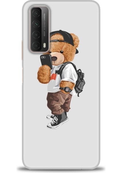 Huawei P Smart 2021 Kılıf Hd Baskılı - Teddy Bear Cool