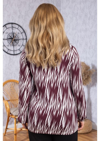 Kadın Yeni Model Yüksek Kalite Orta Yaş Anne Penye Bluz 6535 indirimleri