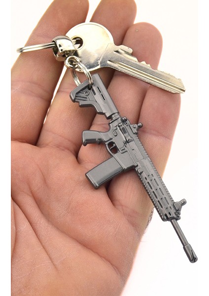 Tüfek Rifle Anahtarlık M-16 - Mat Siyah modelleri