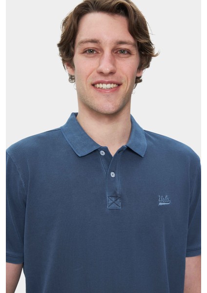 Gerard Lacivert Polo Yaka Nakışlı Standard Fit Erkek Tshirt fiyatları