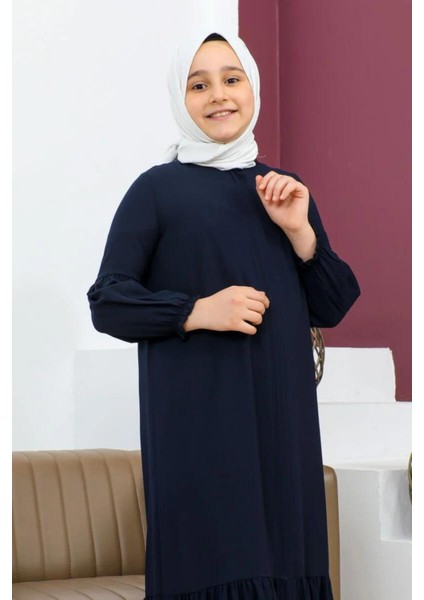 Çocuk Lale Ferace Lacivert