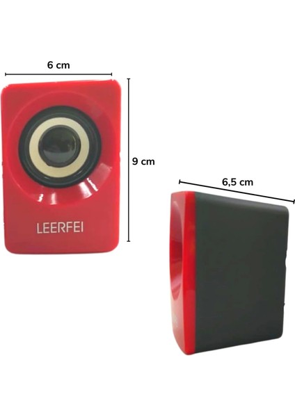 N62 1+1 Multimedia USB ve Jacklı Mini Hoparlör Yüksek Stereo Ses Sistemi (4887)