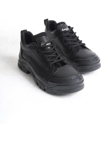 Jane Bağcıklı Ortopedik Taban Kadın Sneaker Spor Ayakkabı St - Siyah indirimleri