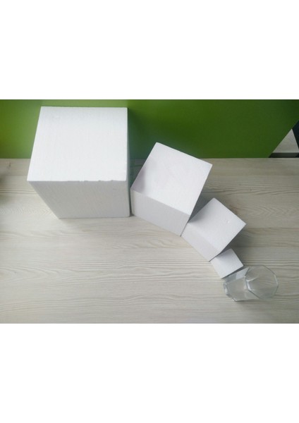 15CM (1 Adet) Stil Polistiren Strafor Köpük Küp Eğitim Oyuncakları Çocuklar Için Dıy El Yapımı Malzemeler Çeşitli Boyutlar (Yurt Dışından)