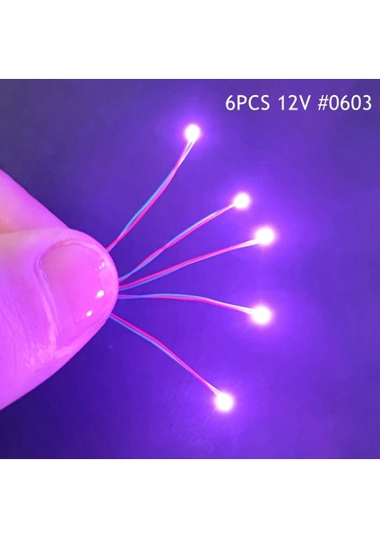 12VMOR6PCS Tarzı Önceden Kablolu #md LED 30CM Teller Ho N Oo Ölçek Ön Lehimli Mikro Model Tren Demiryolu Uzay Gemisi Gundam Aydınlatma Diorama (Yurt Dışından)
