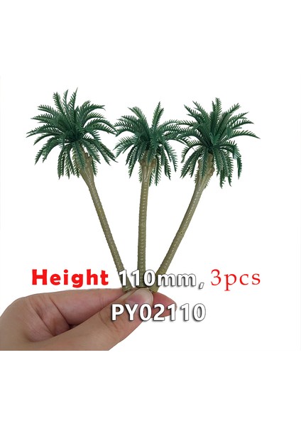 No.7 Tarzı Plastik Hindistan Cevizi Palmiye Ağacı Modeli Yağmur Ormanı Bitki Saksıları Bonsai El Sanatları (Yurt Dışından)