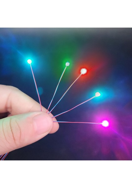 7 Renk Stili 5pc Flashing LED Smd V LED Lamba Model Tren Önceden Lehimlenmiş 60CM Bağlantı Kablosu Tren Demiryolu Düzeni Işıklandırma (Yurt Dışından)