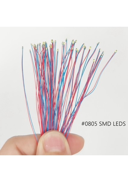 Sarı Yeşil Stil 3V Ön Bağlantılı #md Ledler Flaşsız Aydınlatma 30CM Bağlantı Kabloları Hobby Model Kit Demiryolu Yıldız Gemisi Aydınlatma (Yurt Dışından)