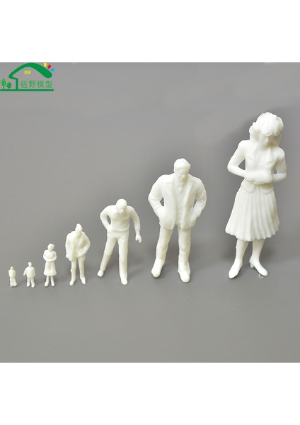 1-150 100 Adet Tarzı Pcslot Plastik Minyatür Figürler Mimari Ölçek Model Malzeme Ho Ölçek Tren Model Diorama Düzeni (Yurt Dışından) modelleri
