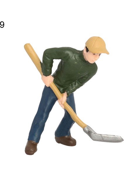 No.9 Tarzı Işçi Çiftçi Aksiyon Figürü Pvc Insan Modeli Simülasyon Figürü Kalıp Dekor Peyzaj Dıy Aksesuar Oyuncaklar Çocuklar Çocuklar Hediye Için (Yurt Dışından)