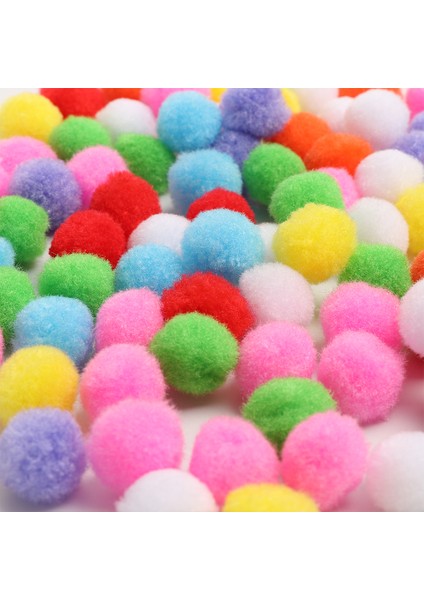 10 mm Tarzı Sevimli Mini Tüylü Yumuşak Pom Pom Püsküller Çocuk Oyuncakları Dıy El Yapımı Yaratıcı Oyuncaklar - Turkish (Yurt Dışından)