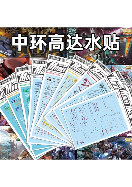 19203 Rg Stili Model Aracı Model Değiştirme Rgmgpg Evrensel Gundam Su Sticker Oyma Levha - E-Ticaret Başlık (Yurt Dışından)
