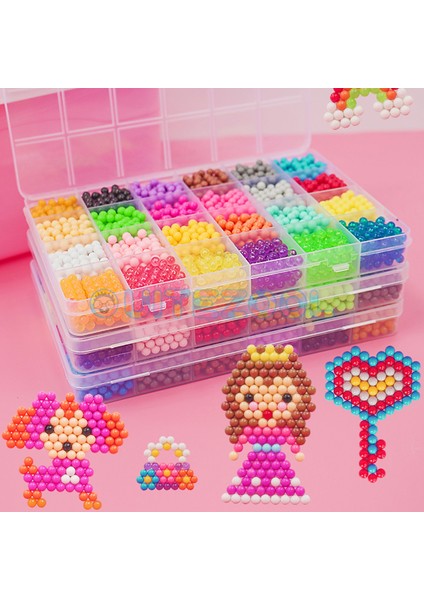 10RENK 1200 Adet Tarzı Hama Boncuk Bulmaca 3D El Yapımı Sihirli Aquabeads Dıy Su Sprey Boncuk Set Top Oyunları Çocuk Oyuncakları Kızlar Için Doldurun (Yurt Dışından) fırsatları