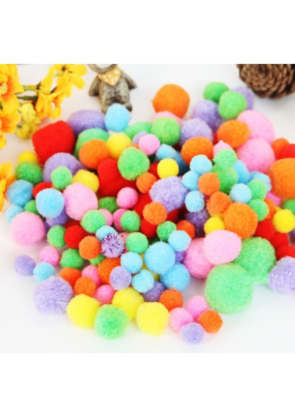 15MM 150 Adet Tarzı El Yapımı Sanat Için Yumuşak Peluş Topu Püsküller - Çocuklar Için Eğlenceli El Sanatları Oyuncakları (Yurt Dışından) fırsatları